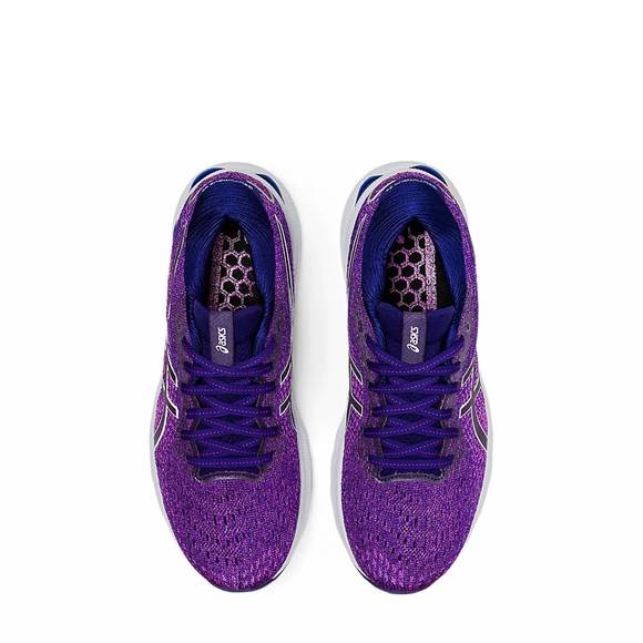 NEW ASICS women‚Äôs gel-nimbus 24 running shoes in orchid/soft sky - Picture 5 of 6
